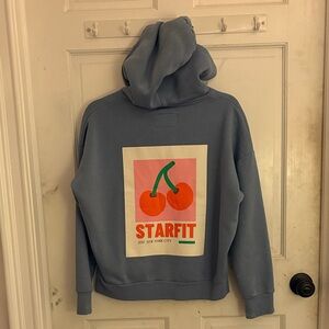 Starfit Cherry Bomb Blue Hoodie